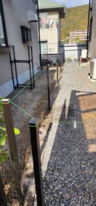 岐阜市　フェンス新設工事